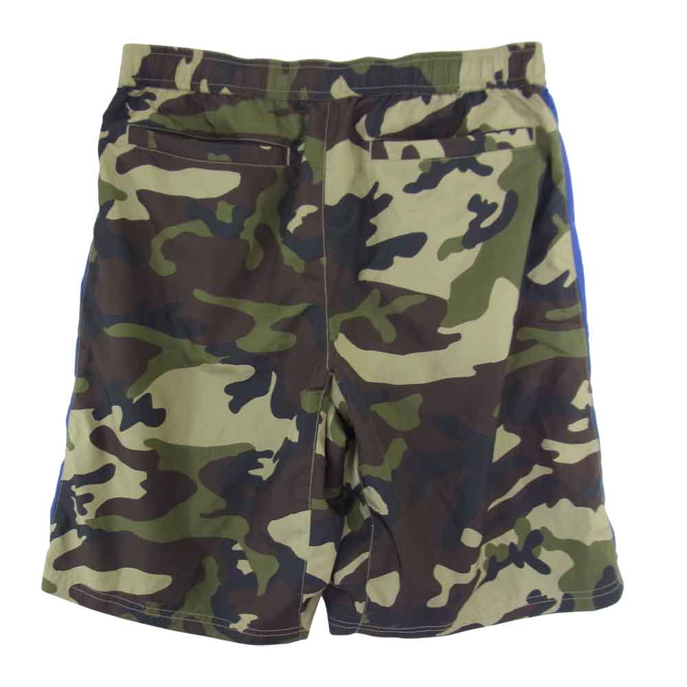 F.C.R.B. エフシーアールビー FCRB-170008 CAMOUFLAGE PRACTICE SHORT カモフラージュ プラクティス ショーツ ハーフ パンツ グリーンカモ×ブルー カーキ系 S【中古】