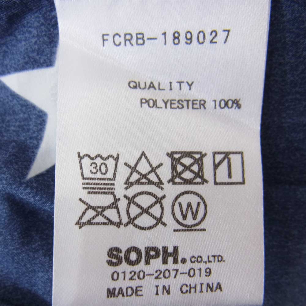 F.C.R.B. エフシーアールビー FCRB-189027 TEAM PRACTICE SHORTS チーム プラクティス ショーツ ハーフ パンツ スター ネイビー系 S【中古】