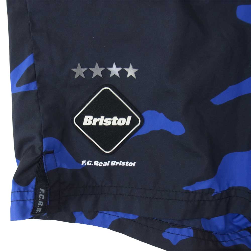 F.C.R.B. エフシーアールビー FCRB-189027 TEAM PRACTICE SHORTS チーム プラクティス ショーツ ハーフ パンツ ブルー系 S【中古】