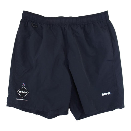 F.C.R.B. エフシーアールビー FCRB-180016 NYLON EASY SHORTS ナイロン イージー ショーツ ハーフ パンツ ブラック系 S【中古】