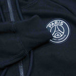 NIKE ナイキ BQ8346-010 Jordan ジョーダン × Paris Saint-Germain PSG パリサンジェルマン ブラックキャット フルジップ フリース パーカー ブラック系 S【中古】