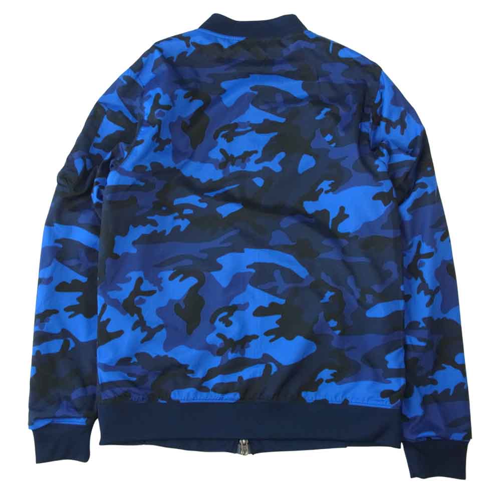 F.C.R.B. エフシーアールビー 823118-450 × NIKE ナイキ WARM UP JACKET リバーシブル ウォームアップ ブルゾン ジャケット ネイビー系 S【中古】