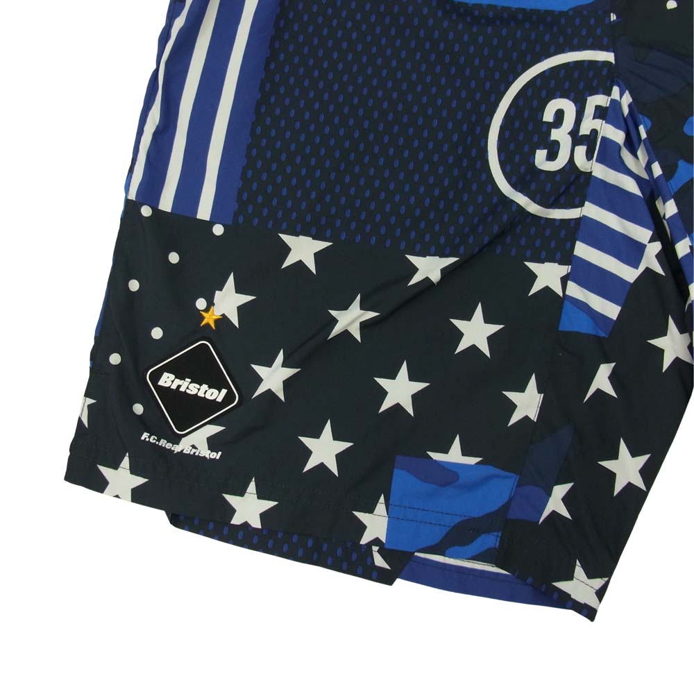 F.C.R.B. エフシーアールビー 823122-450 × NIKE ナイキ WOVEN PRACTICE SHORTS ウーブン プラクティス ショーツ ハーフ パンツ マルチカラー系 S【中古】