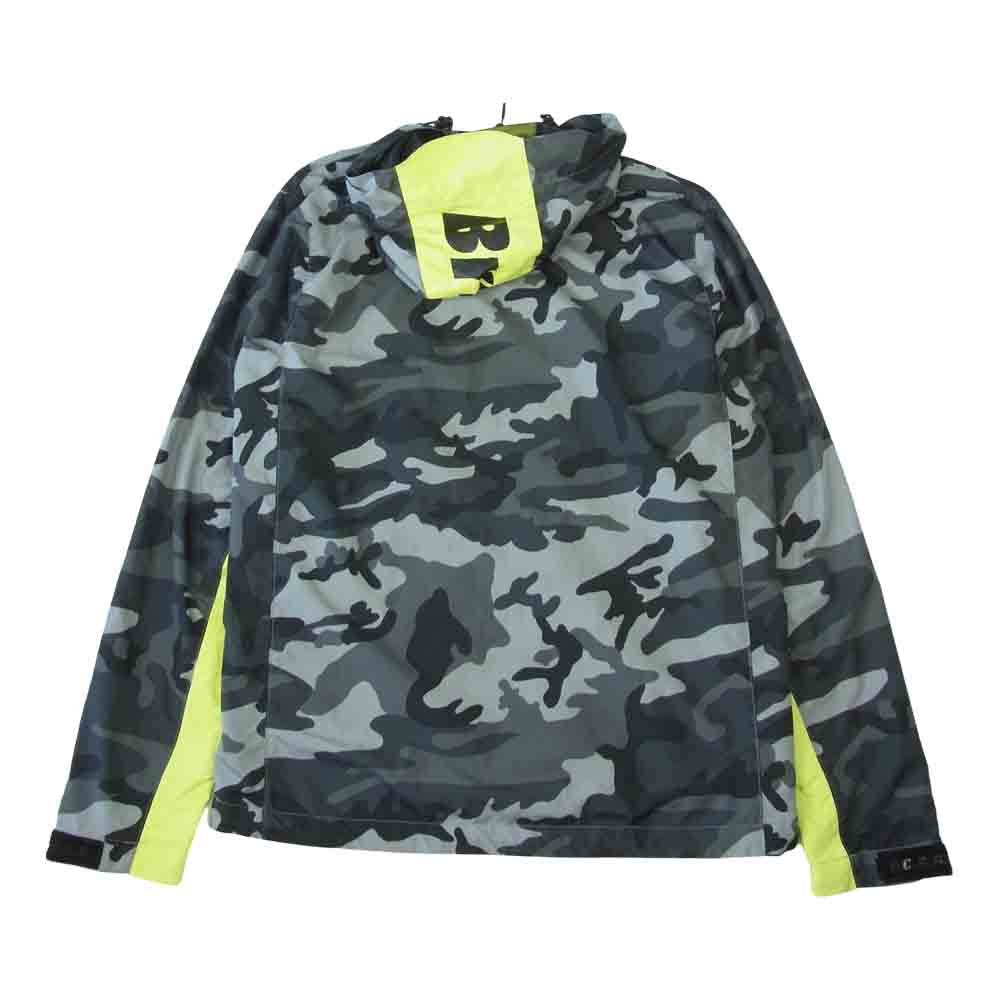 F.C.R.B. エフシーアールビー FCRB-170007 CAMOUFLAGE PRACTICE JAKET カモフラージュ プラクティス ジャケット グレーカモ×蛍光イエロー マルチカラー系 S【中古】