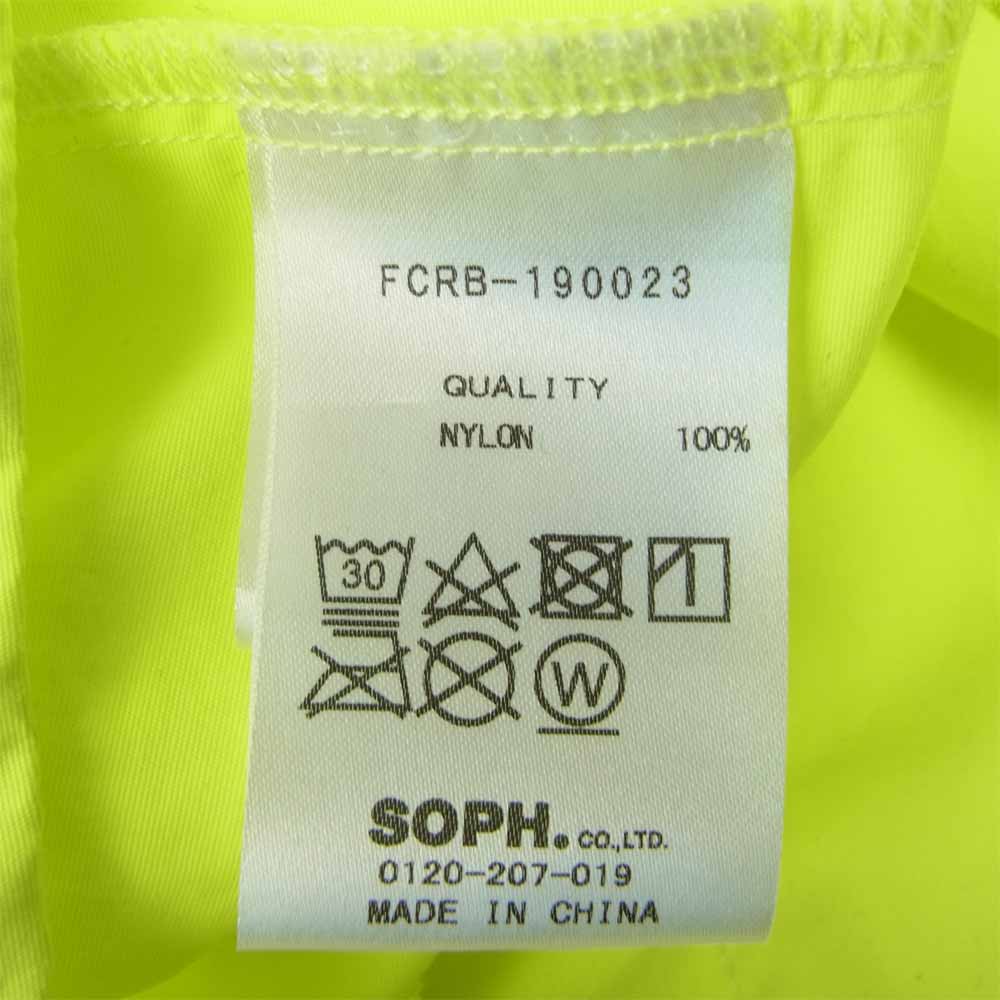 F.C.R.B. エフシーアールビー FCRB-190023 HALF ZIP ANORAK ハーフジップ アノラック ジャケット カモ×蛍光イエロー マルチカラー系 S【中古】