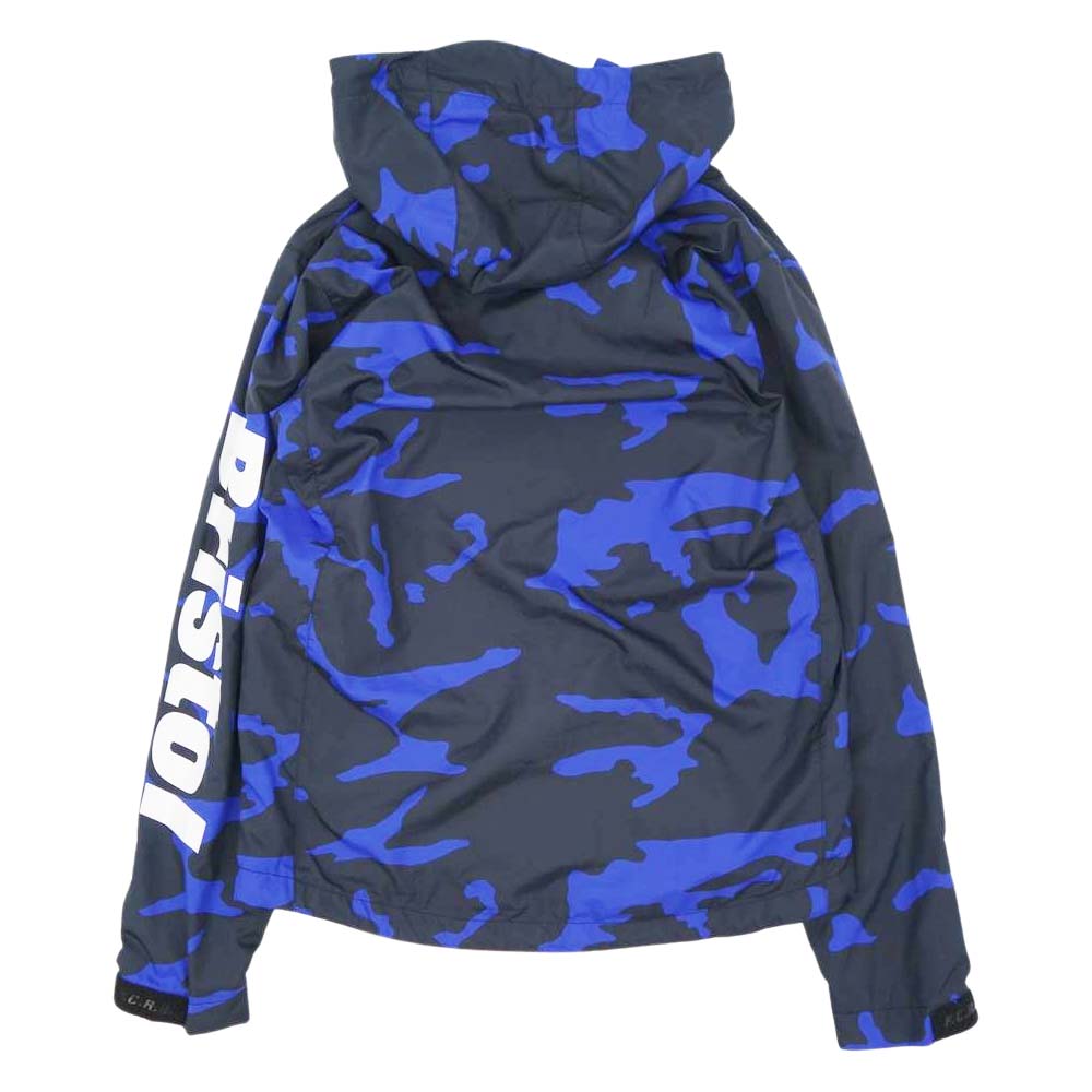 F.C.R.B. エフシーアールビー FCRB-189026 TEAM PRACTICE JACKET チーム プラクティス ジャケット ブルーカモ ブラック系 S【中古】
