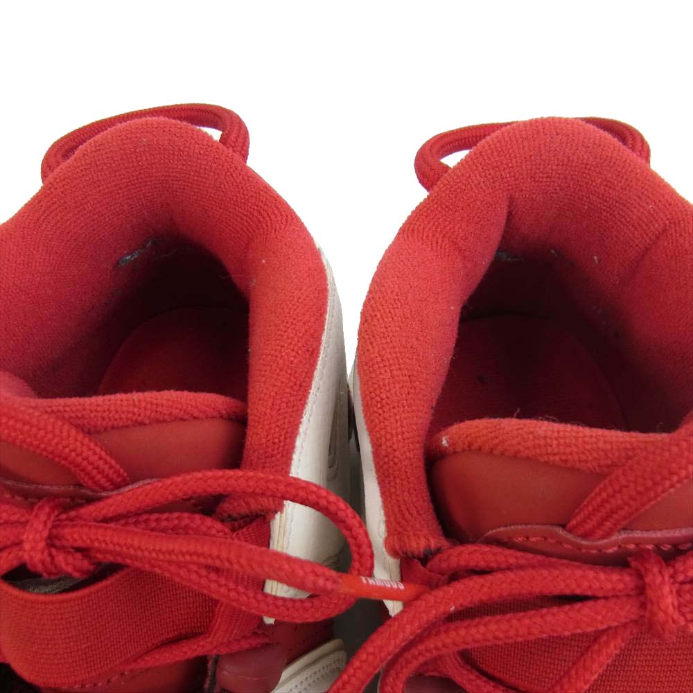 Supreme シュプリーム 17SS 902290-600 × NIKE ナイキ AIR MORE UPTEMPO エア モア アップテンポ モアテン シュプテン レッド系 ホワイト系 26cm【中古】