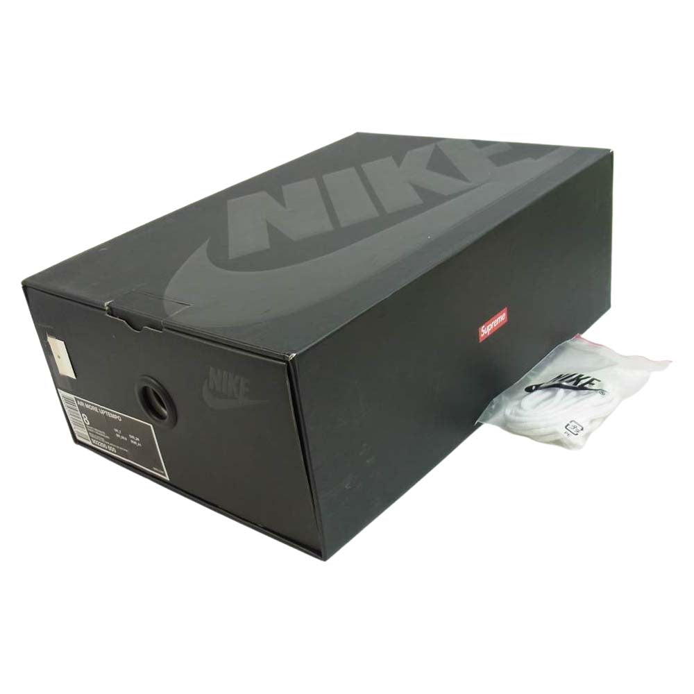 Supreme シュプリーム 17SS 902290-600 × NIKE ナイキ AIR MORE UPTEMPO エア モア アップテンポ モアテン シュプテン レッド系 ホワイト系 26cm【中古】