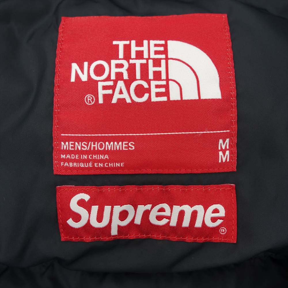 Supreme シュプリーム 21AW ND52100I × THE NORTH FACE ノースフェイス Bleached Denim Print Nuptse Jacket ブリーチ デニム プリント ダウン ジャケット M【新古品】【未使用】【中古】