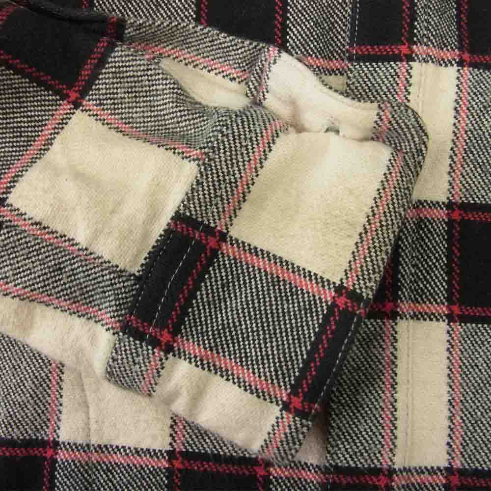 NEIGHBORHOOD ネイバーフッド 13SS 131SECFN-SHM01 クラス5 コットン チェック ネルシャツ ホワイト系 L【中古】