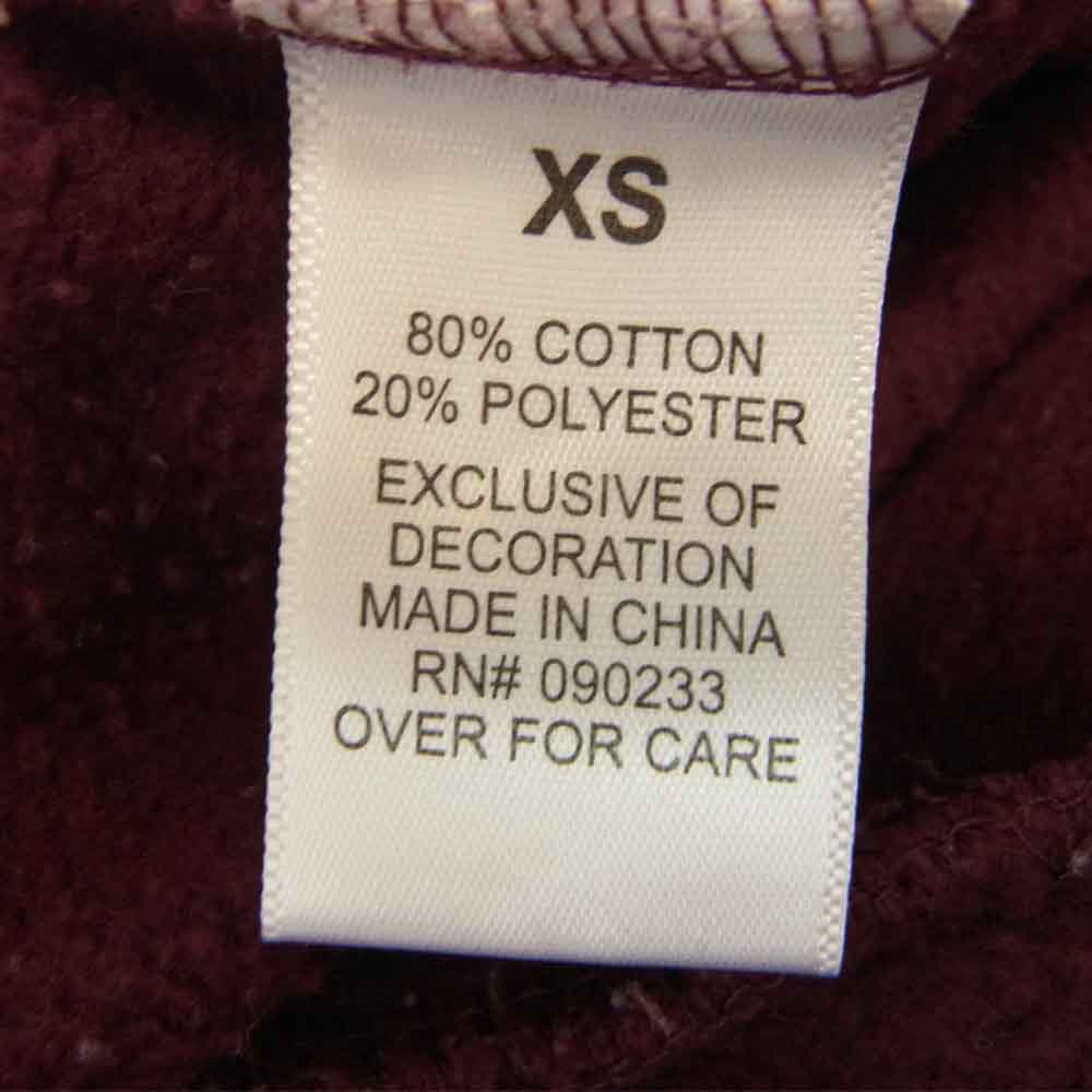 FEAR OF GOD フィアオブゴッド ESSENTIALS エッセンシャルズ サイドライン ロゴプリント スウェット パンツ ワインレッド系 XS【中古】