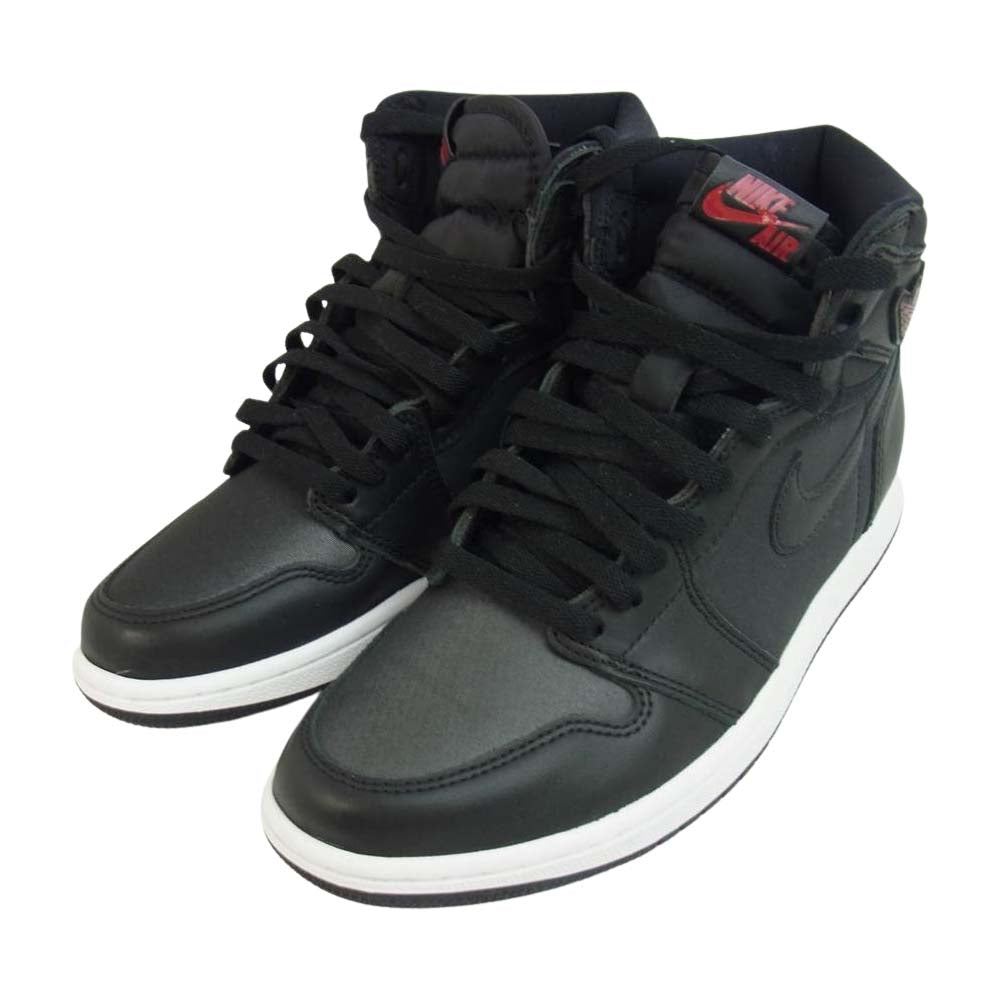NIKE ナイキ 555088-060 AIR JORDAN 1 RETRO HIGH OG エア ジョーダン 1 レトロ ハイ オリジナル ブラック/ジムレッド-ブラック-ホワイト ブラック系 26cm【極上美品】【中古】