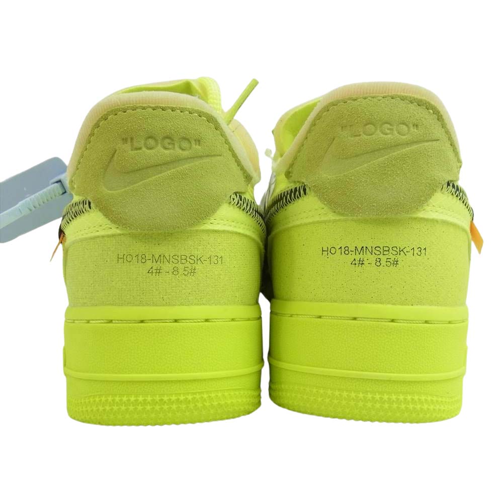 NIKE ナイキ AO4606-700 AIR FORCE 1 LOW GHOSTING 3.0 VOLT OFF-WHITE  エアフォース1 ロー オフホワイト ボルト イエロー系 26㎝【新古品】【未使用】【中古】