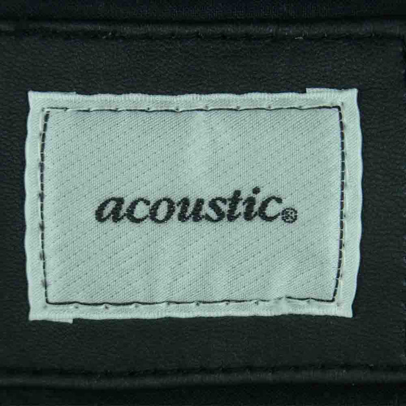 Acoustic アコースティック シープレザー シングル ライダース