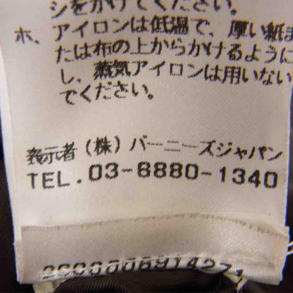 バーニーズニューヨーク イタリア製 キルティングライナー付 シープレザー トレンチコート ブラウン系 46【中古】