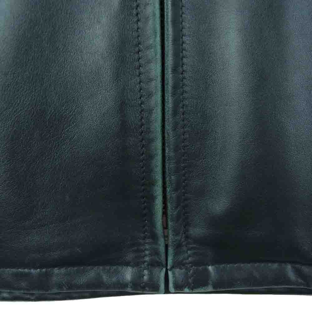 schott ショット 643 フリース ライナー付き シングル ライダース ジャケット ブラック系 38【中古】