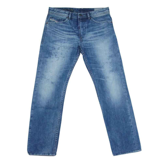 DIESEL ディーゼル BRADDOM REGULAR SLIM-CARROT レギュラースリムキャロット デニムパンツ インディゴブルー系 31【中古】