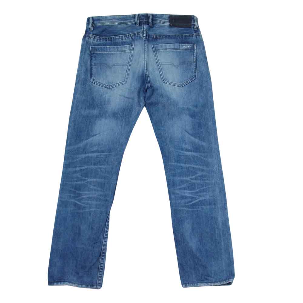 DIESEL ディーゼル BRADDOM REGULAR SLIM-CARROT レギュラースリムキャロット デニムパンツ インディゴブルー系 31【中古】