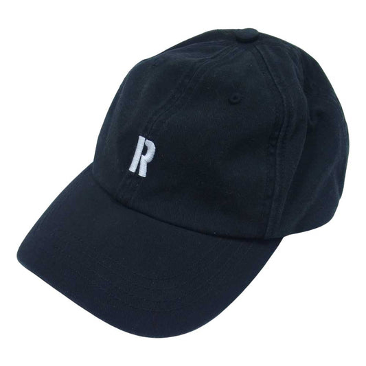 Ron Herman ロンハーマン Back Satin R CAP キャップ ブラック系【中古】