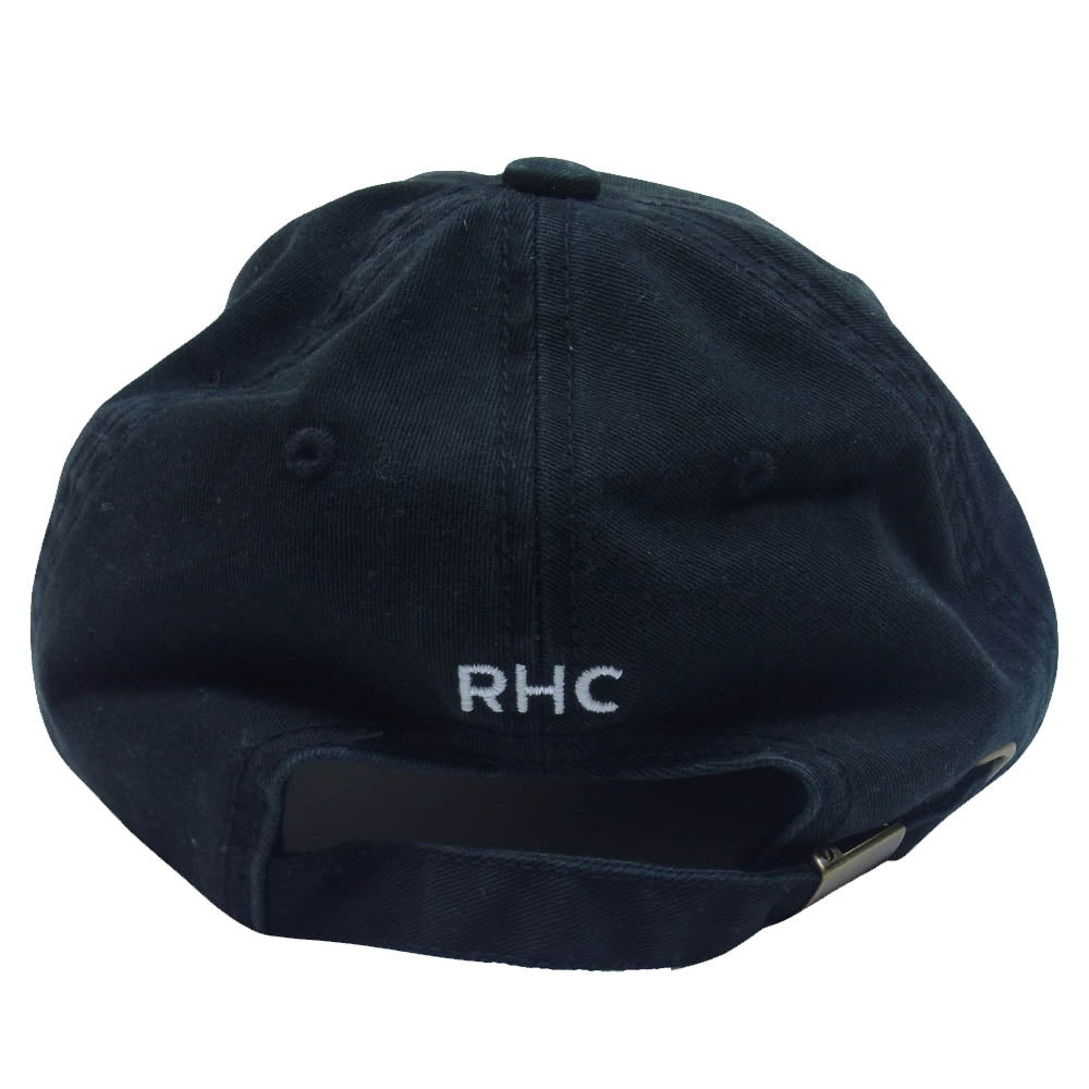 Ron Herman ロンハーマン Back Satin R CAP キャップ ブラック系【中古】
