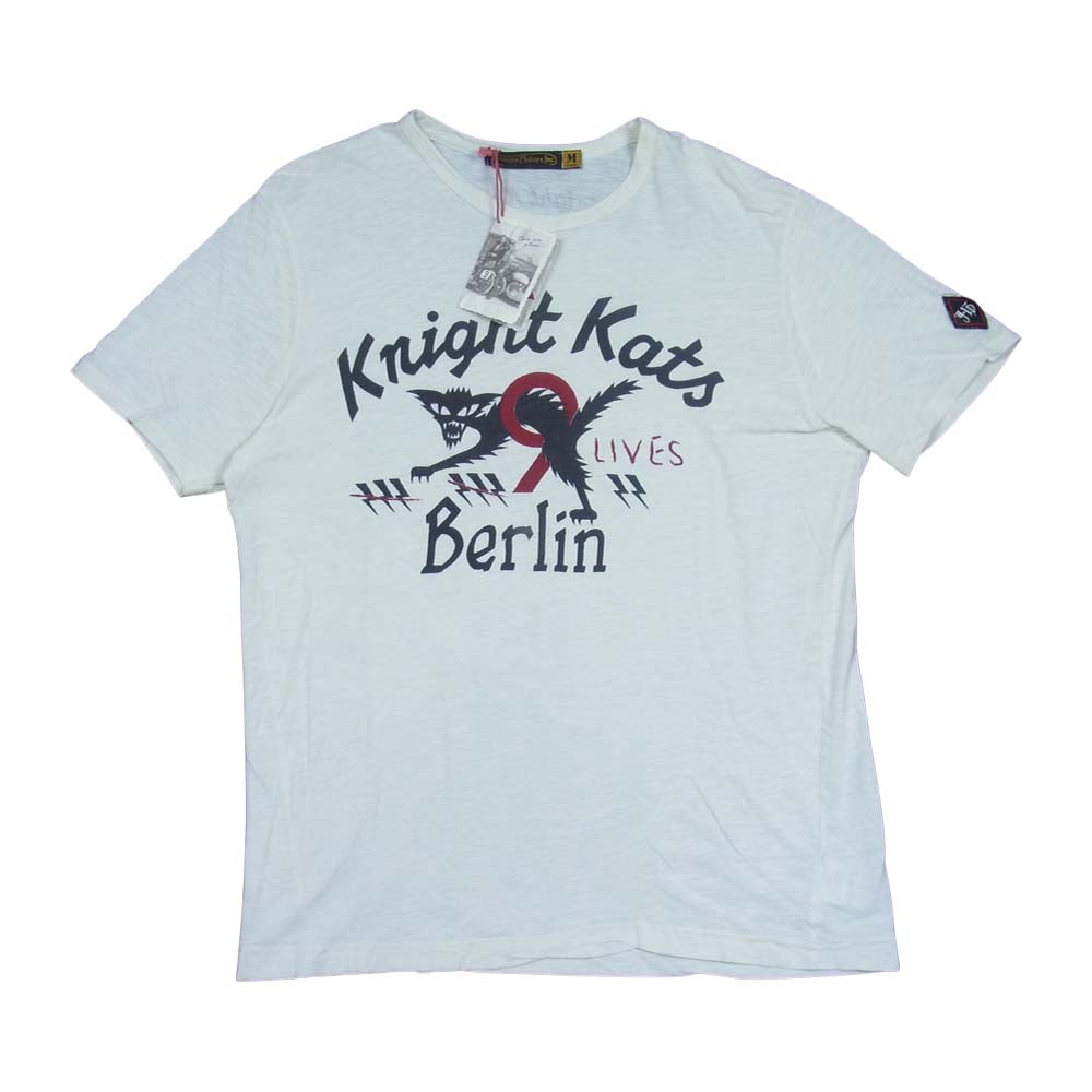 ジョンソンモータース knight kats 半袖Tシャツ オフホワイト系 M【中古】