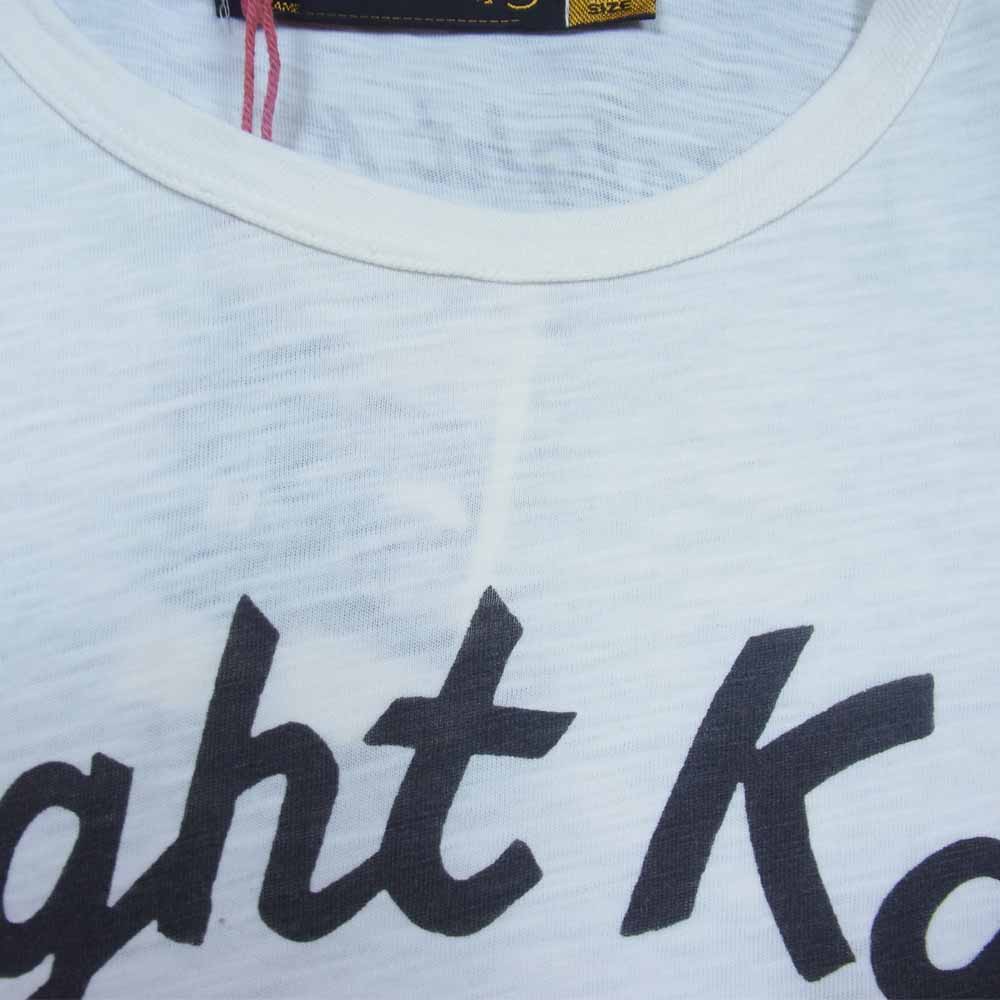 ジョンソンモータース knight kats 半袖Tシャツ オフホワイト系 M【中古】