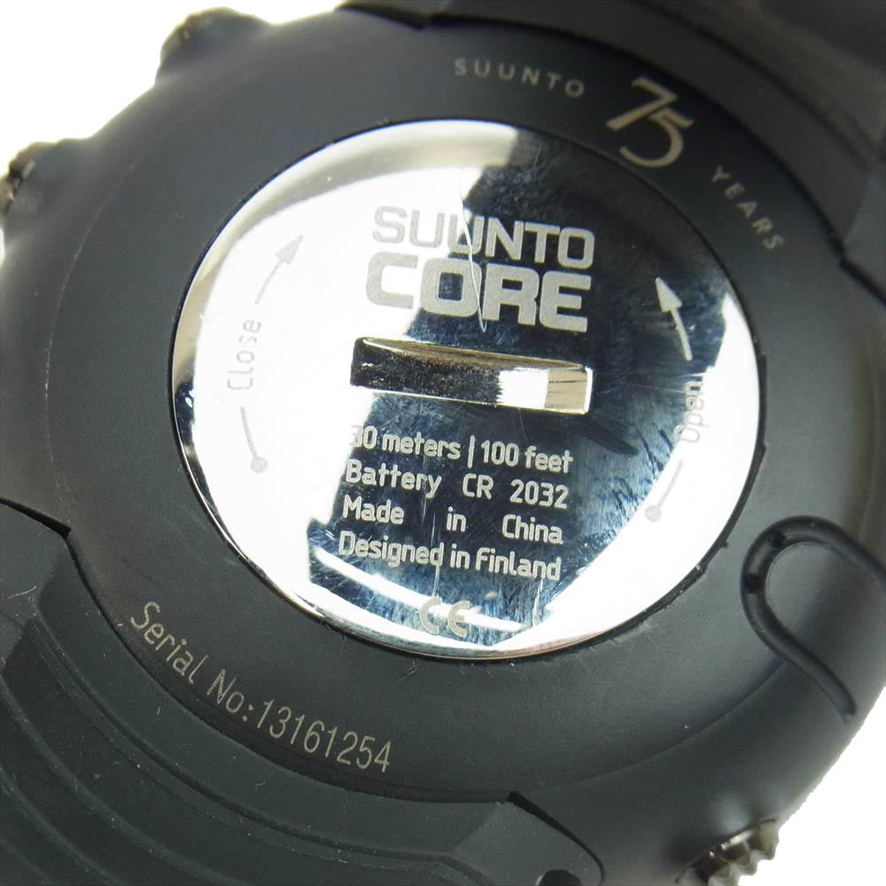 SUUNTO スント CORE 75th ANNIVERSARY EDITION コア アニバーサリーグリーン 75周年 モデル ブラック系【中古】