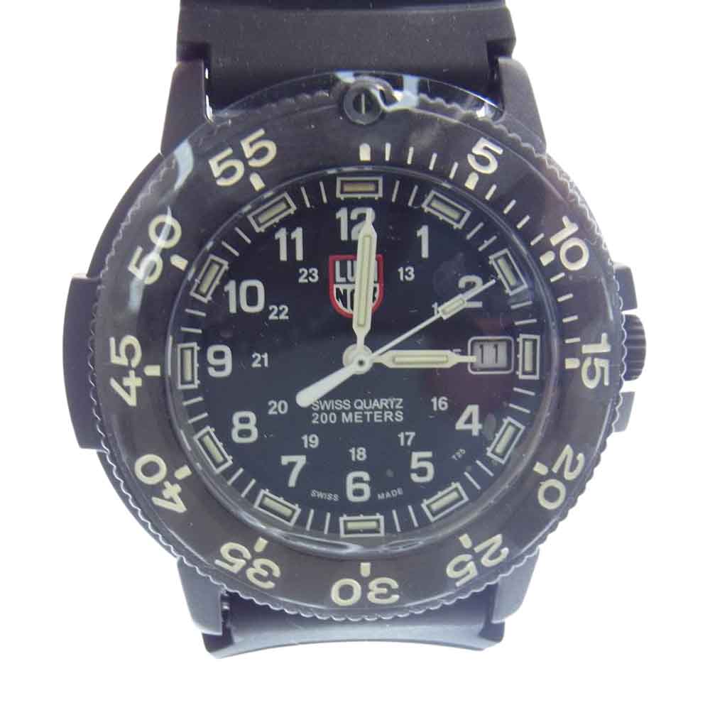 LUMINOX ルミノックス 3001XQ ORIGINAL NAVY SEAL 3000 SERIES 腕時計 ブラック系【美品】【中古】