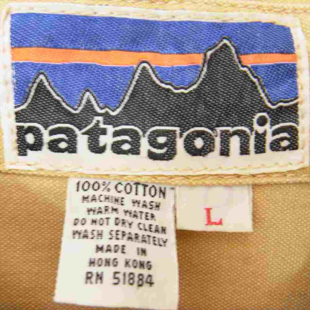 patagonia パタゴニア 70s 初期 白タグ キャンバス シャツ ブラウン系