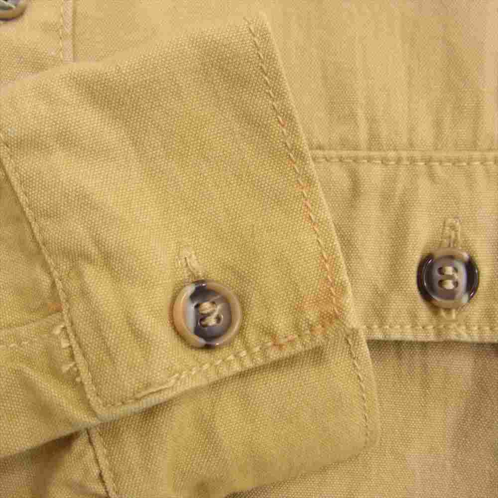patagonia パタゴニア 70s 初期 白タグ キャンバス シャツ ブラウン系 L【中古】