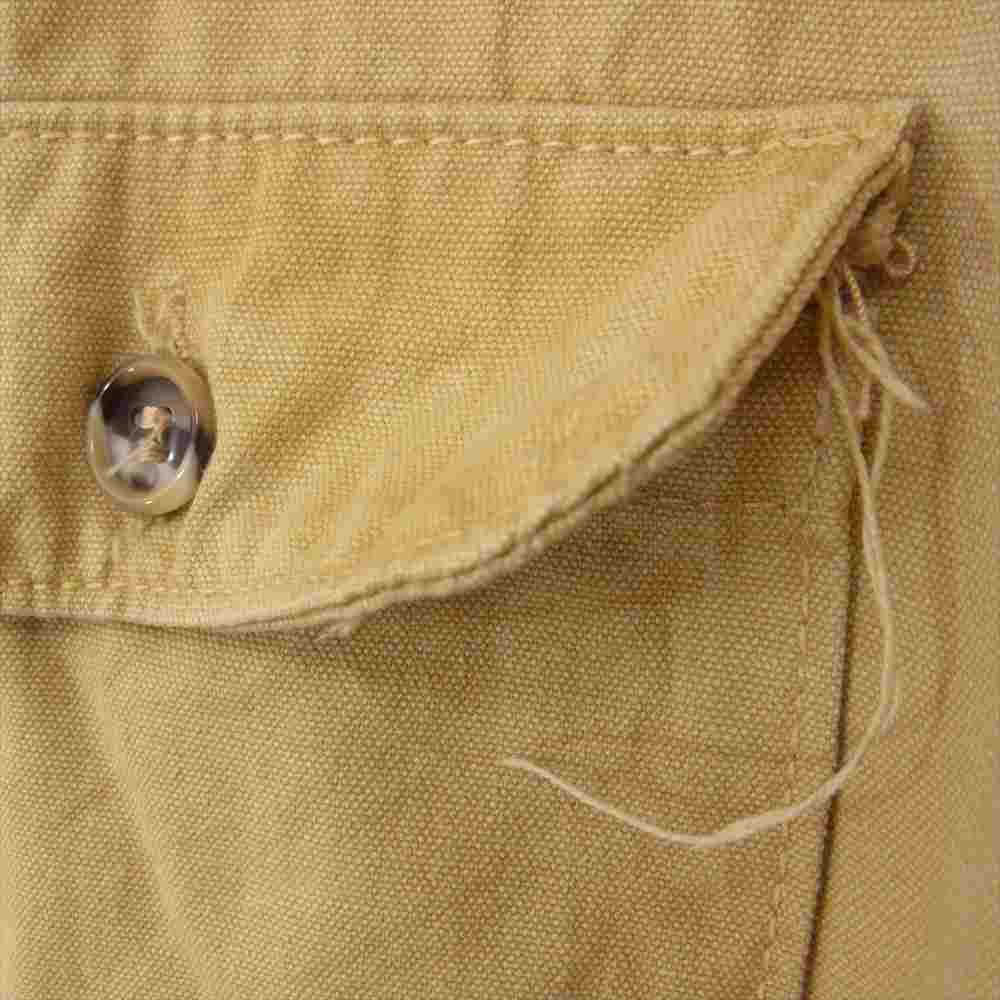 patagonia パタゴニア 70s 初期 白タグ キャンバス シャツ ブラウン系 L【中古】