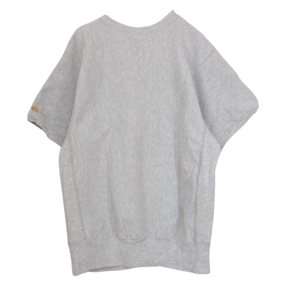 Champion チャンピオン USA製 90s 刺繍タグ 半袖 スウェット グレー系 XL【中古】