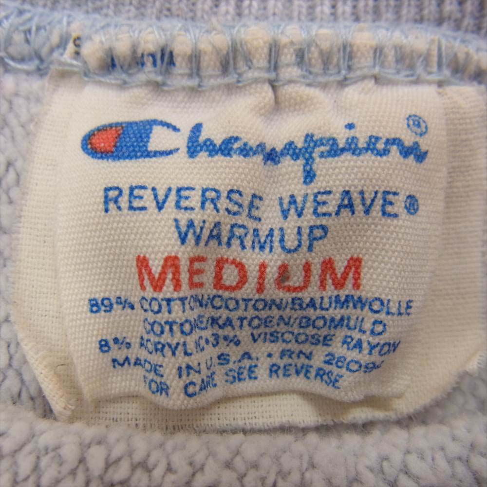 Champion チャンピオン USA製 80s トリコタグ リバース ウィーブ スウェット グレー系 M【中古】