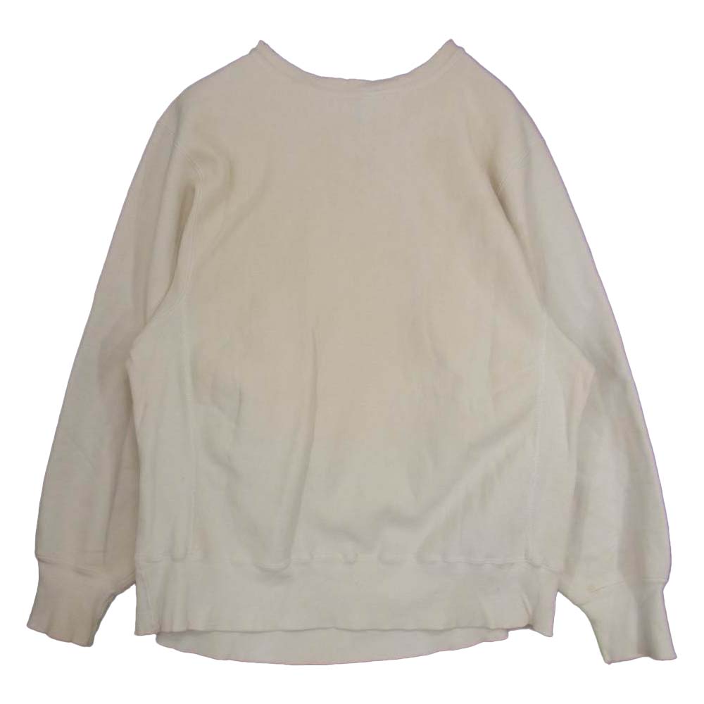 Champion チャンピオン USA製 80s トリコタグ リバース ウィーブ スウェット オフホワイト系 L【中古】