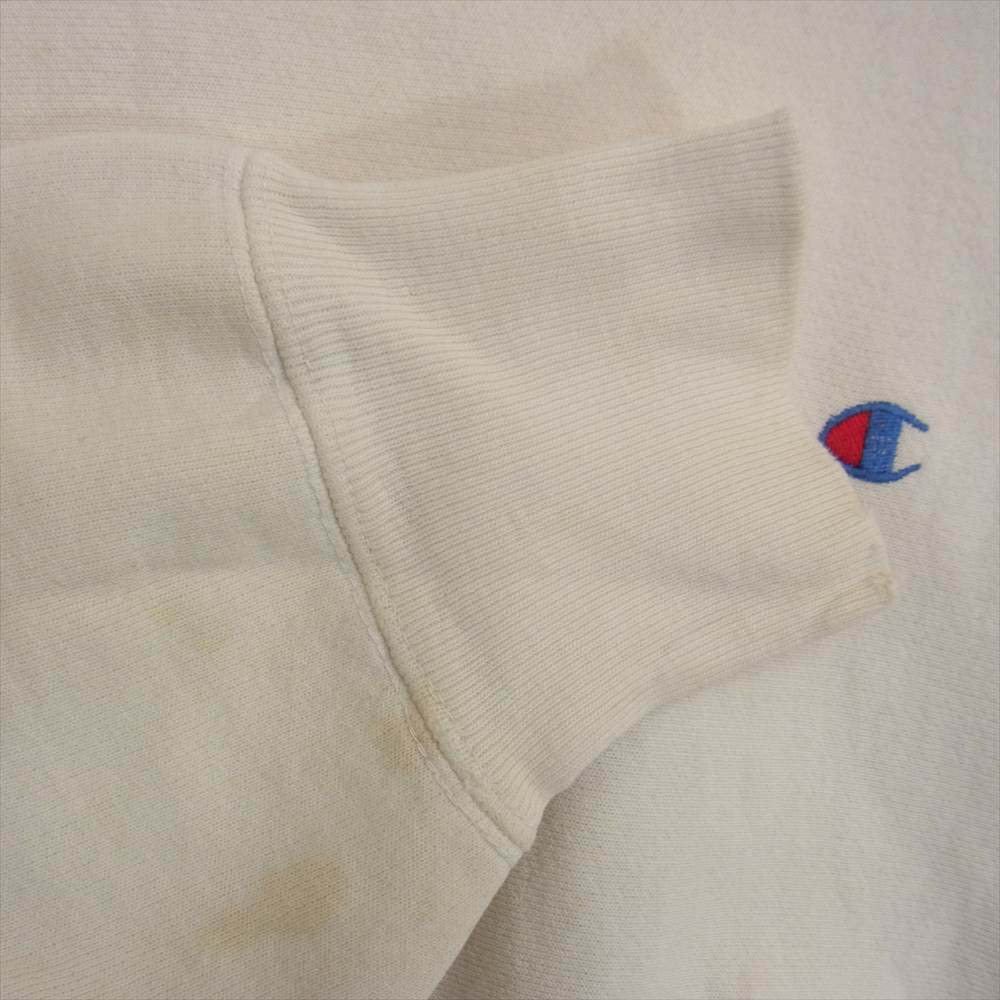 Champion チャンピオン USA製 80s トリコタグ リバース ウィーブ スウェット オフホワイト系 L【中古】