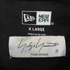 Yohji Yamamoto ヨウジヤマモト POUR HOMME New Era 21SS HD-T95-018 LOGO S/S TEE ニューエラ ロゴ刺繍 半袖 Tシャツ ブラック系 XL【美品】【中古】