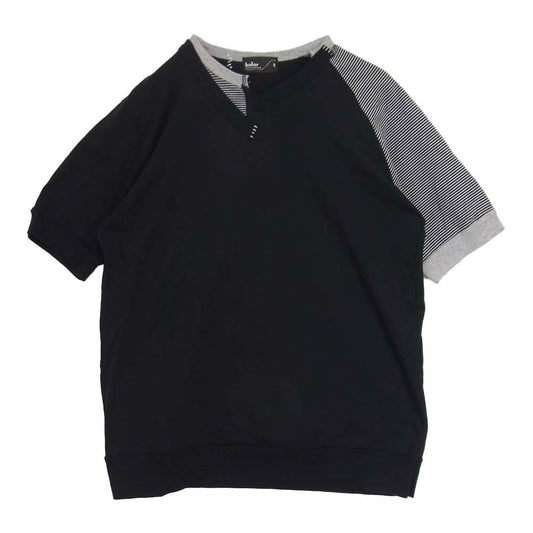 kolor カラー 21SCM-T10206 ドッキング カットソー Tシャツ 半袖 ブラック系 3【美品】【中古】