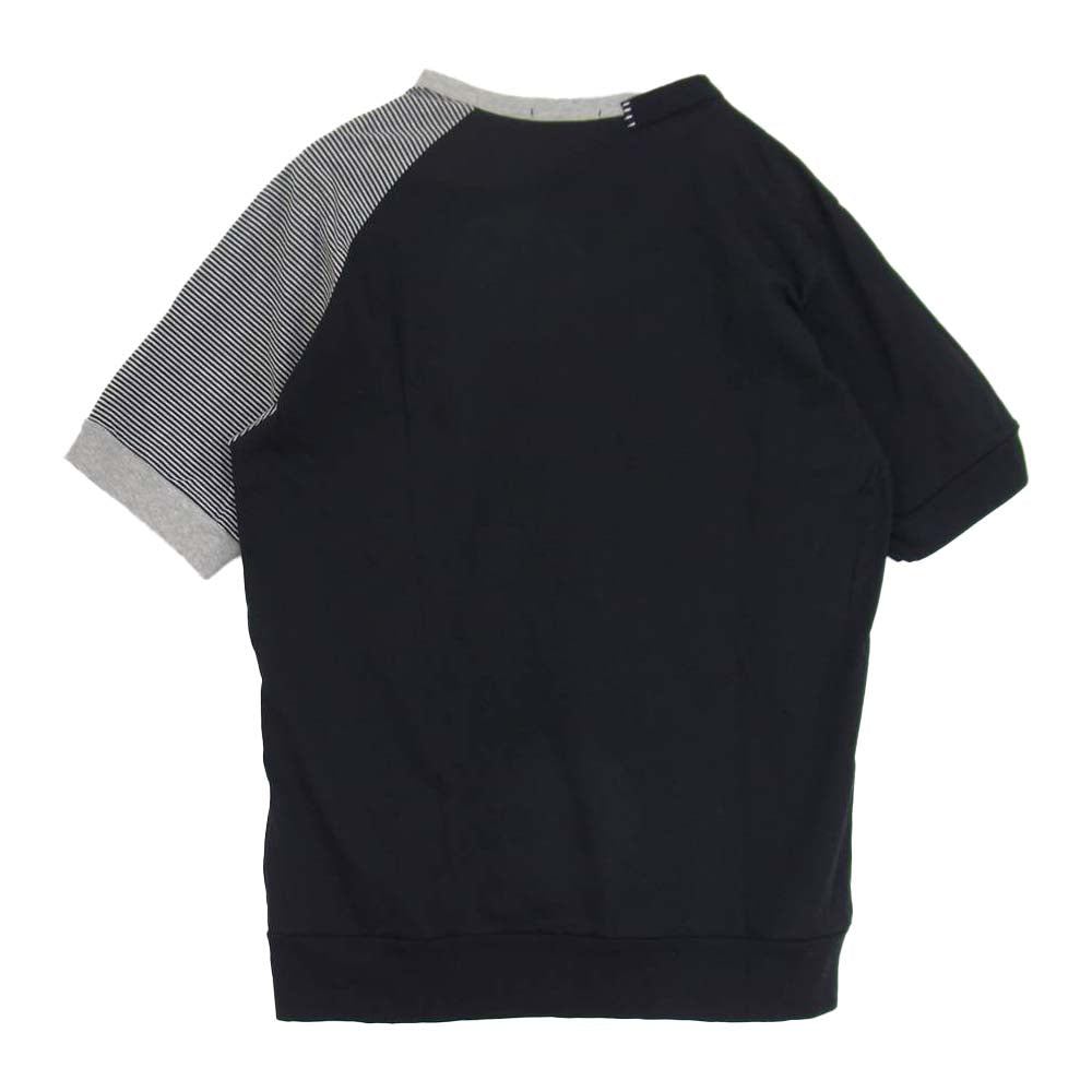 kolor カラー 21SCM-T10206 ドッキング カットソー Tシャツ 半袖 ブラック系 3【美品】【中古】