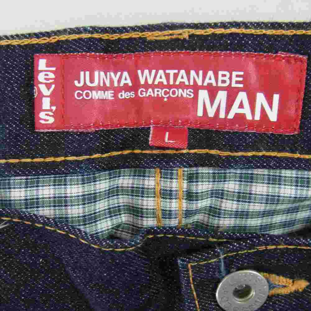 JUNYA WATANABE COMME des GARCONS ジュンヤワタナベコムデギャルソン × LEVIS リーバイス 20SS WF-P210 デニム パンツ インディゴブルー系 L【美品】【中古】