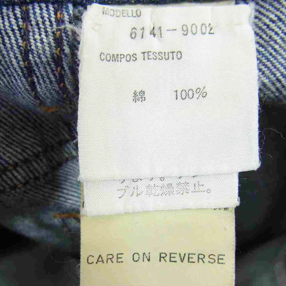 ARMANI JEANS アルマーニ・ジーンズ 国内正規品 イタリア製 GAロゴプレート ストーンウォッシュ デニムパンツ インディゴブルー系 29【中古】