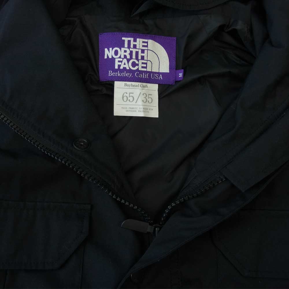 THE NORTH FACE ノースフェイス PURPLE LABEL パープルレーベル NP2754N 65/35 Mountain Parka マウンテンパーカー ブラック系 M【美品】【中古】