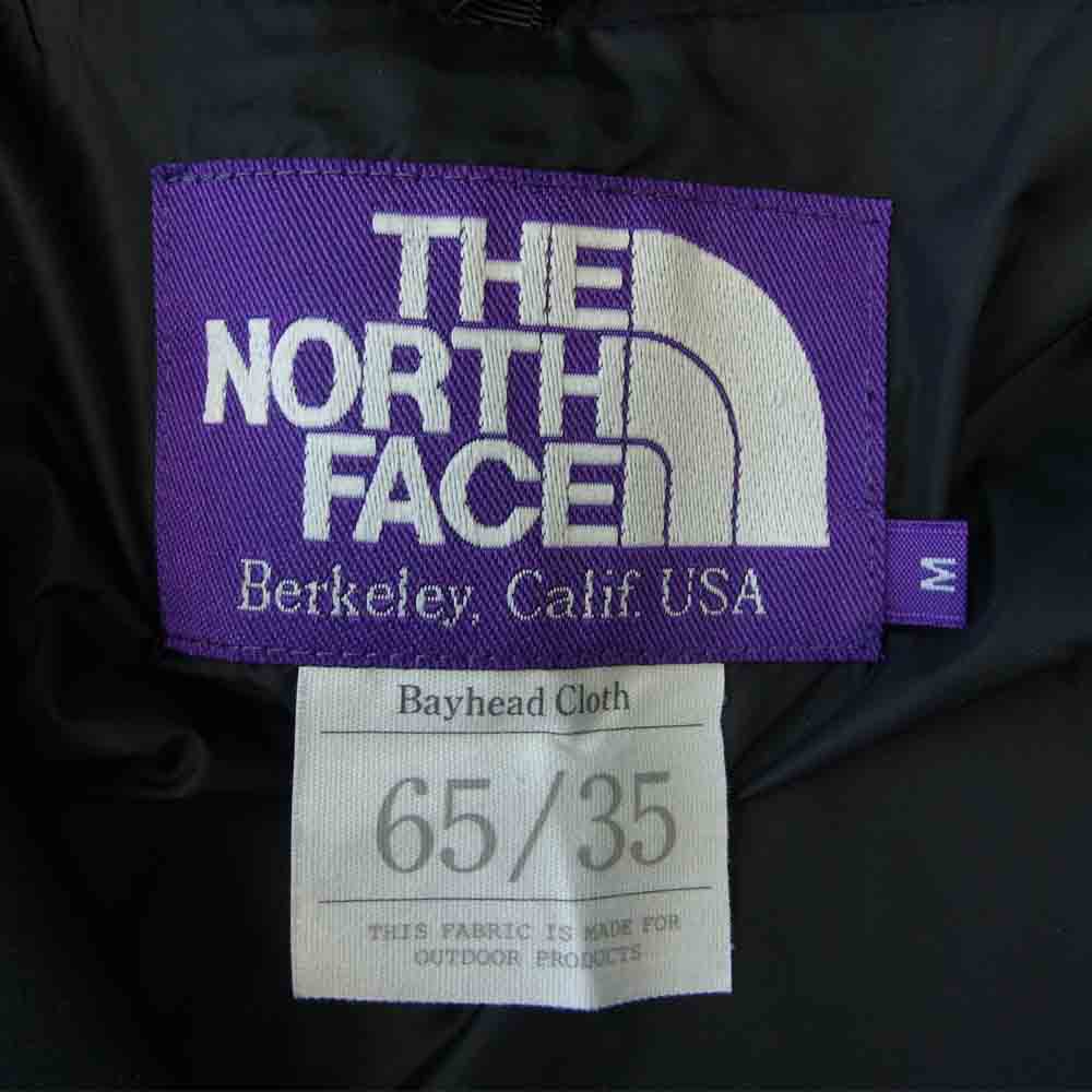 THE NORTH FACE ノースフェイス PURPLE LABEL パープルレーベル NP2754N 65/35 Mountain Parka マウンテンパーカー ブラック系 M【美品】【中古】