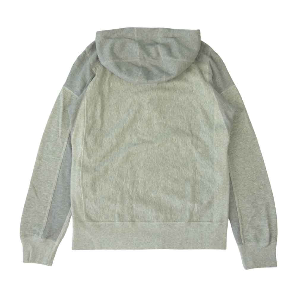 JUNYA WATANABE COMME des GARCONS MAN ジュンヤワタナベコムデギャルソンマン eye Champion チャンピオン AD2014 WO-T917 解体再構築 ジップパーカー グレー系 M【美品】【中古】