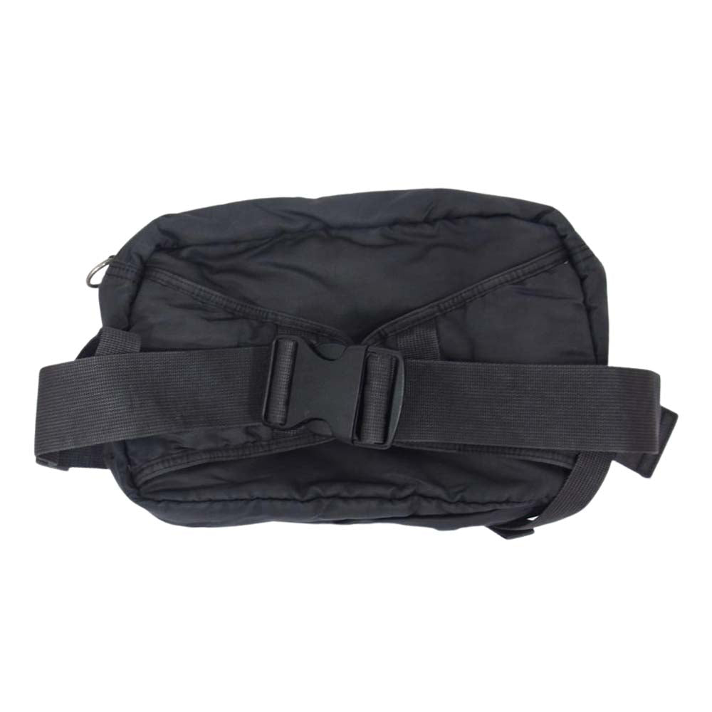 PORTER CLASSIC ポータークラシック SUPER NYLON WAIST BAG BLACK