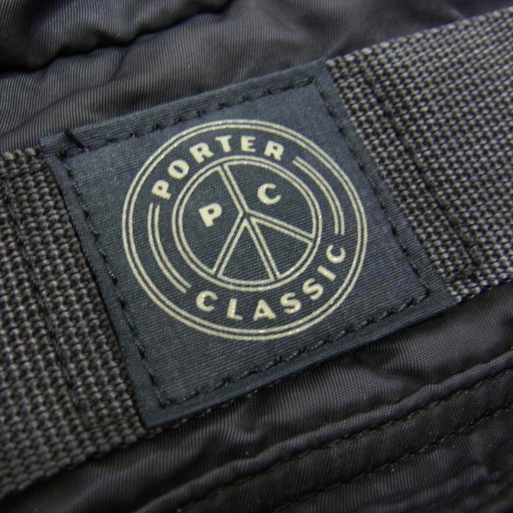 PORTER CLASSIC ポータークラシック SUPER NYLON WAIST BAG BLACK スーパーナイロン ウエストバッグ 2WAY ショルダー ブラック系【極上美品】【中古】