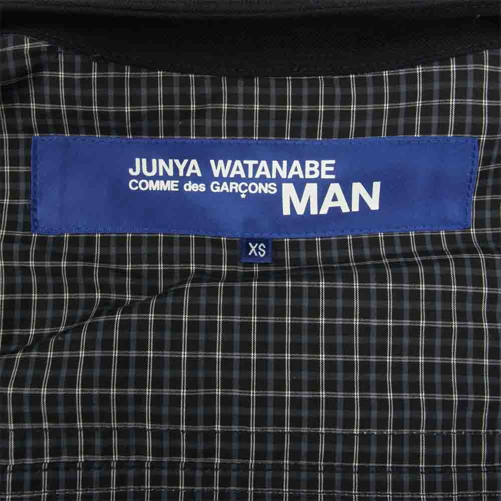 JUNYA WATANABE COMME des GARCONS MAN ジュンヤワタナベコムデギャルソンマン WM-J401 Seil Marschall リバーシブル コットンウェザー パラフィン ジャケット ネイビー系 XS【極上美品】【中古】