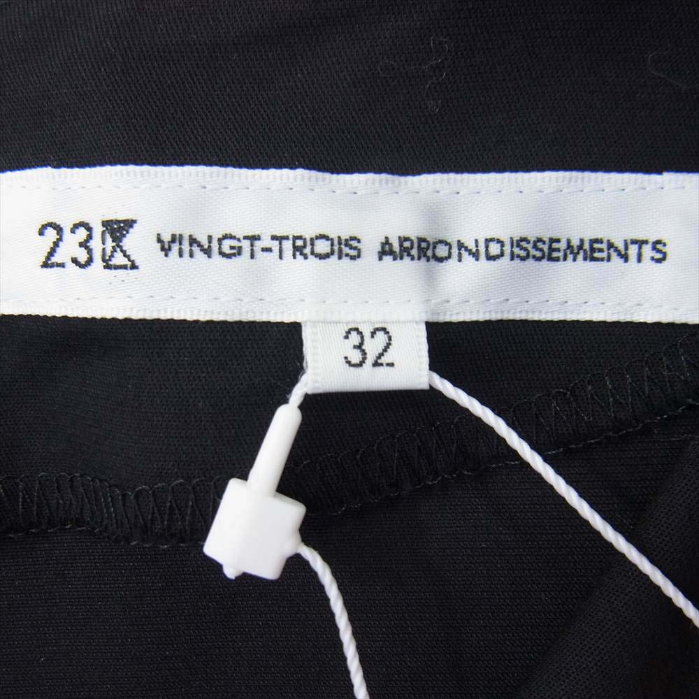 23ku 23区 ノースリーブ ワンピース  ブラック系 32【新古品】【未使用】【中古】