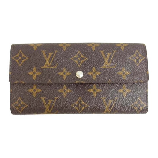 LOUIS VUITTON ルイ・ヴィトン M61726 ポシェット ポルト モネ クレディ ブラウン系【中古】