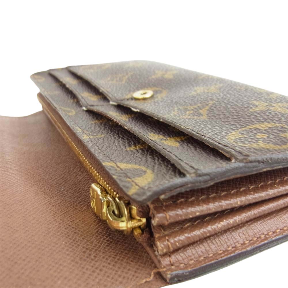 LOUIS VUITTON ルイ・ヴィトン M61726 ポシェット ポルト モネ クレディ ブラウン系【中古】