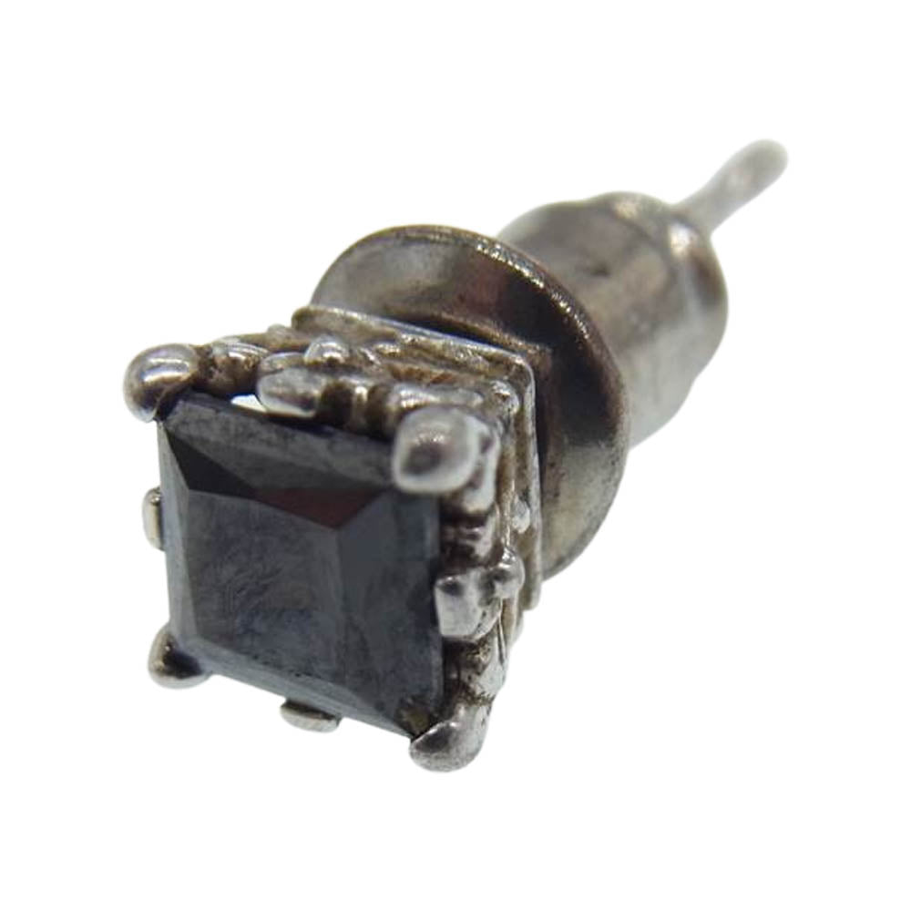 Justin Davis ジャスティンデイビス 石付きピアス シルバー系【中古】